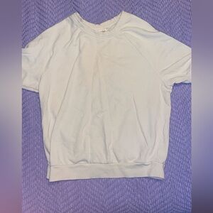 Universal Thread Cream Colored Women's Cropped 100% Cotton Shirt